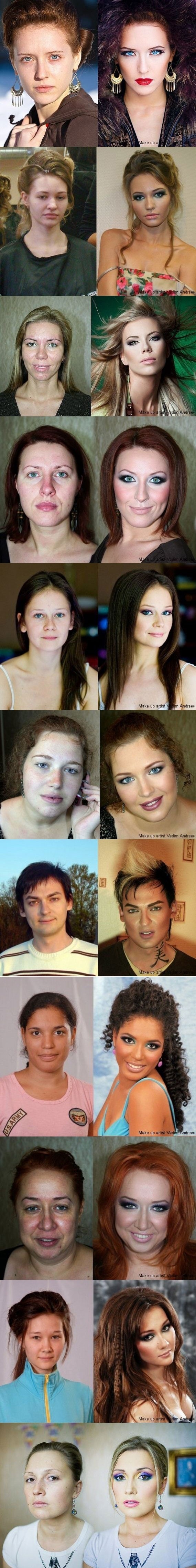 True power of make up.